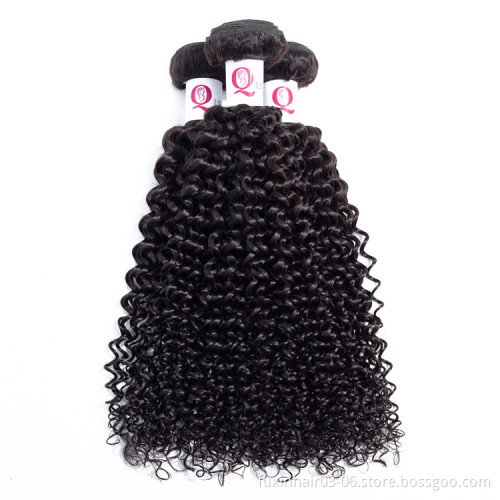 Wholesale vendor unprocessed curly curl bundles extensions mink virgin burmese raw hair